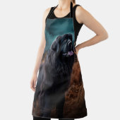 ニューファンドランドハロウィーン怖 エプロン (インサイチュ)