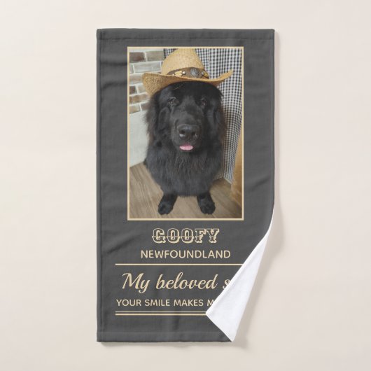 ニューファンドランドハンドタオル ハンドタオル (ハンドタオル)