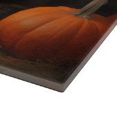 ニューファンドランドパピー秋の喜びカボチャ カッティングボード (角)