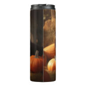 ニューファンドランドパピー秋の喜びカボチャ タンブラー (裏面)