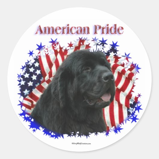 ニューファンドランドプライドシール ラウンドシール (正面)