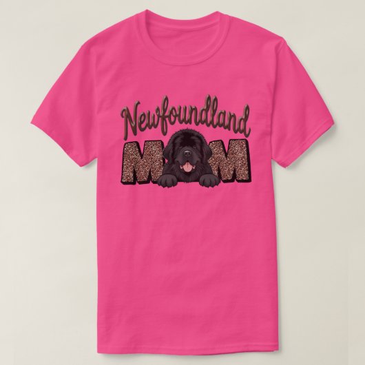 ニューファンドランドママ Tシャツ (デザイン正面)
