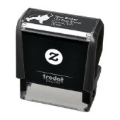 ニューファンドランドランドセールシルエット差出人住所 セルフインキングスタンプ (商品)