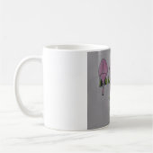 ニューファンドランド共和国国旗の女性ハイヒールシューズ コーヒーマグカップ (左)