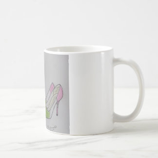 ニューファンドランド共和国国旗の女性ハイヒールシューズ コーヒーマグカップ