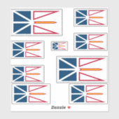 ニューファンドランド国旗のグラフィック シール (シート)
