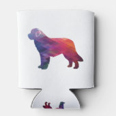 ニューファンドランド地域シルエットパープル 缶クーラー (裏面)