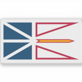 ニューファンドランド州旗とラブラドール シール