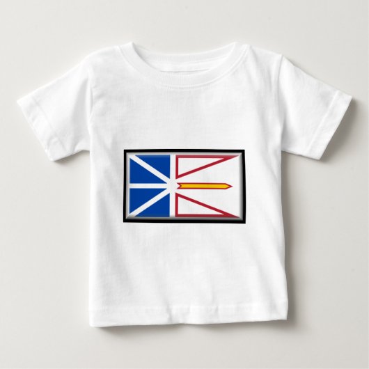 ニューファンドランド州旗 ベビーTシャツ (正面)
