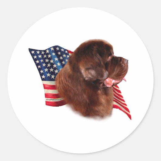 ニューファンドランド州旗 ラウンドシール (正面)