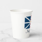 ニューファンドランド州旗 紙コップ (右)