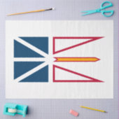 ニューファンドランド州・ラブラドール州旗（カナダ） 薄葉紙 (クラフト)