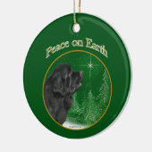 ニューファンドランド平和 セラミックオーナメント (左)