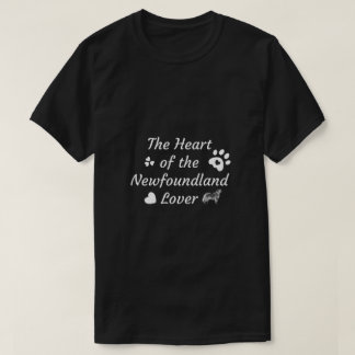 ニューファンドランド愛好家の心Tシャツ Tシャツ