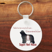 ニューファンドランド救助 キーホルダー (正面)