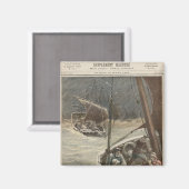 ニューファンドランド漁師 マグネット (正面/裏面)