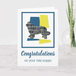 ニューファンドランド犬おめでとう カード