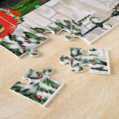 ニューファンドランド犬のクリスマス ジグソーパズル (側面)