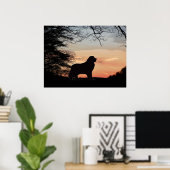 ニューファンドランド犬のポスター ポスター (ホームオフィス)