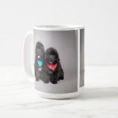ニューファンドランド犬のマグカップ コーヒーマグカップ (正面左)