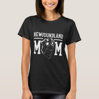 ニューファンドランド犬のママギフト Tシャツ