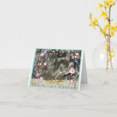 ニューファンドランド犬の味魔法 カード (黄色い花)