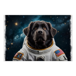 ニューファンドランド犬の宇宙 ポスター