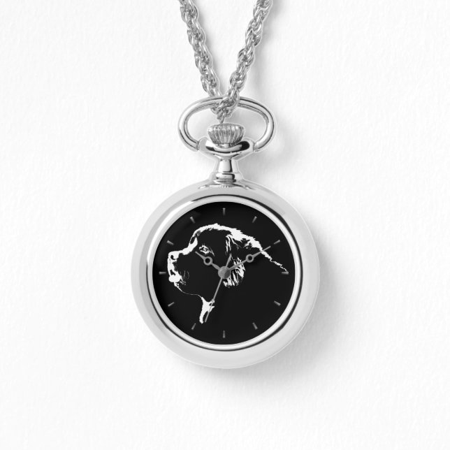 ニューファンドランド犬の腕時計ニューファンドランド腕時計 腕時計 (正面)