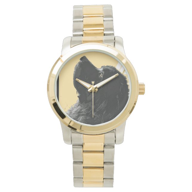 ニューファンドランド犬の腕時計 腕時計 (正面)