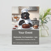 ニューファンドランド犬シェフ 招待状 (スタンド正面)