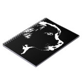 ニューファンドランド犬ノート子犬ジャーナル本 ノートブック (左側)