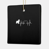 ニューファンドランド犬プレゼント |動物愛好家 セラミックオーナメント (左)