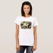 ニューファンドランド犬ライオンと呼ばれる1824 (キャンバス上の油) Tシャツ (正面フル)