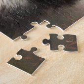 ニューファンドランド犬ヴィンテージリアル絵を描 ジグソーパズル (側面)