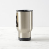 ニューファンドランド犬ヴィンテージリアル絵を描 トラベルマグ (中央)