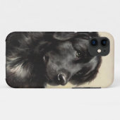 ニューファンドランド犬ヴィンテージリアル絵を描 Case-Mate iPhoneケース (裏面(横))