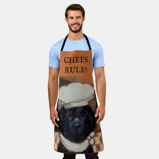 ニューファンドランド犬 エプロン (着用した状態)