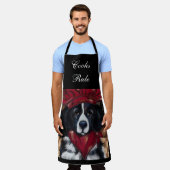 ニューファンドランド犬 エプロン (着用した状態)