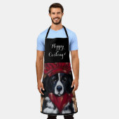 ニューファンドランド犬 エプロン (着用した状態)