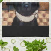 ニューファンドランド犬 キッチンタオル (折り畳み)