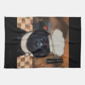 ニューファンドランド犬 キッチンタオル (横)