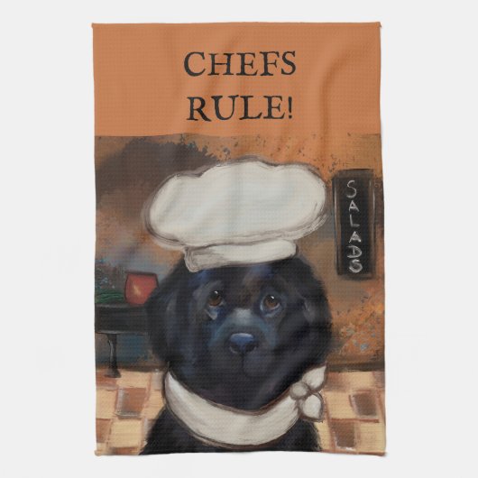 ニューファンドランド犬 キッチンタオル (縦)