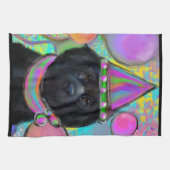 ニューファンドランド犬 キッチンタオル (横)