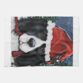 ニューファンドランド犬 キッチンタオル (横)
