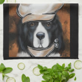 ニューファンドランド犬 キッチンタオル (折り畳み)