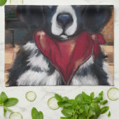 ニューファンドランド犬 キッチンタオル (折り畳み)