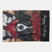 ニューファンドランド犬 キッチンタオル (横)