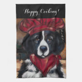 ニューファンドランド犬 キッチンタオル (縦)