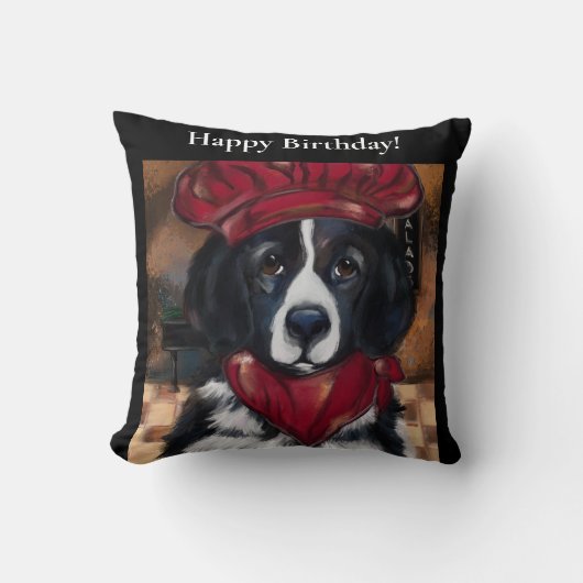 ニューファンドランド犬 クッション (正面)