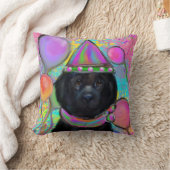 ニューファンドランド犬 クッション (ブランケット)
